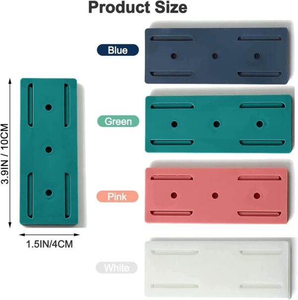 8 Pcs Power Strip Holder, Adhesive Punch-Free Socket Self Desktop Fixer, Cable Management - Image 2