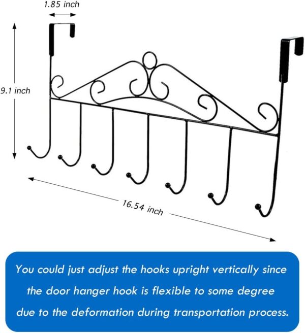 Over The Door Hooks, Over The Door Hanger for Hanging - Image 3