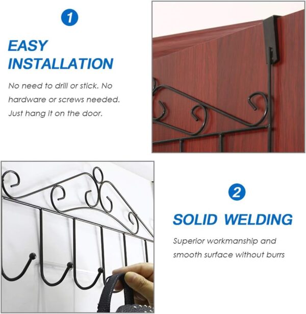Over The Door Hooks, Over The Door Hanger for Hanging - Image 2
