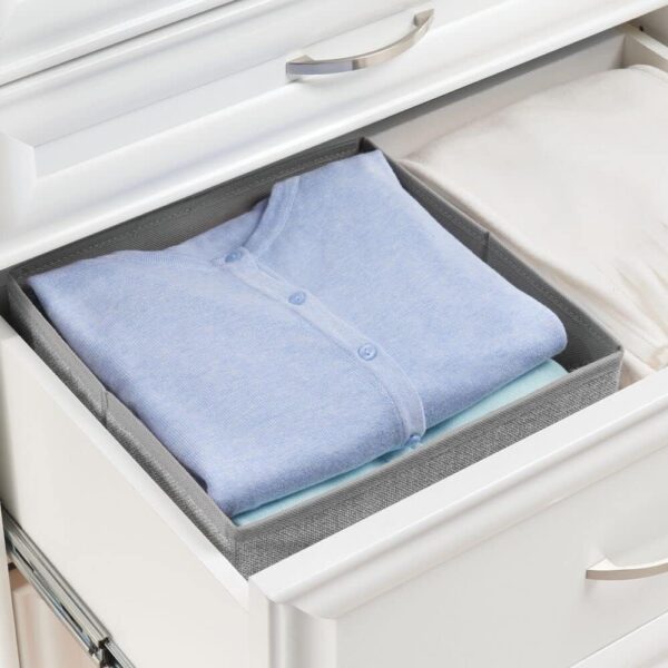 Fabric Bin for Cube Organizer - Foldable Cloth Storage Cube - Collapsible Closet Storage Organizer - Image 3
