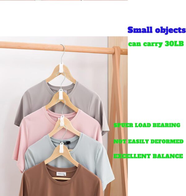 Clothes Hanger Connector Hooks 50PCS Plastic Hooks Cascading Hangers Space Saving Organizer for Heavy Duty Clothes Closet - Image 4