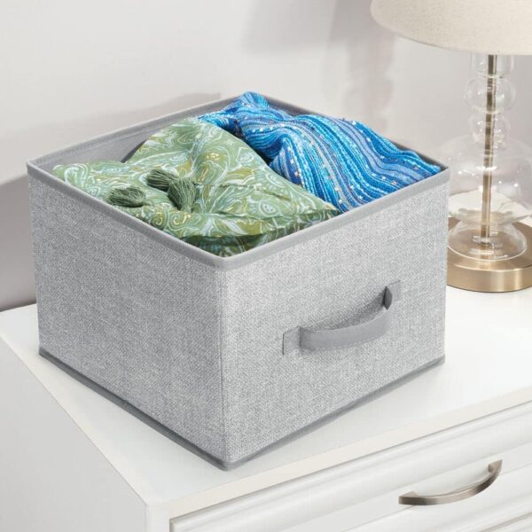 Fabric Bin for Cube Organizer - Foldable Cloth Storage Cube - Collapsible Closet Storage Organizer - Image 4