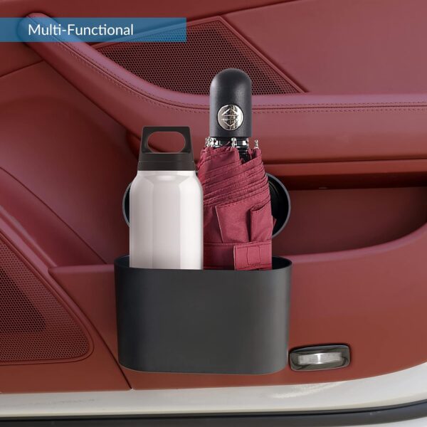 Car Trash Can with Lid,Leakproof Mini Vehicle Trash Bin with 20 Pcs Car Trash Bags - Image 7