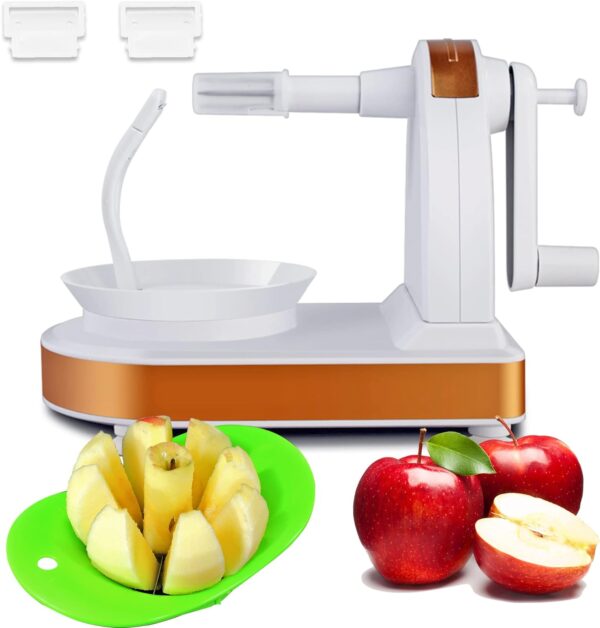 Upgraded Apple Peeler and Corer for Apple Pear Citrus Manual Rotating Kitchen