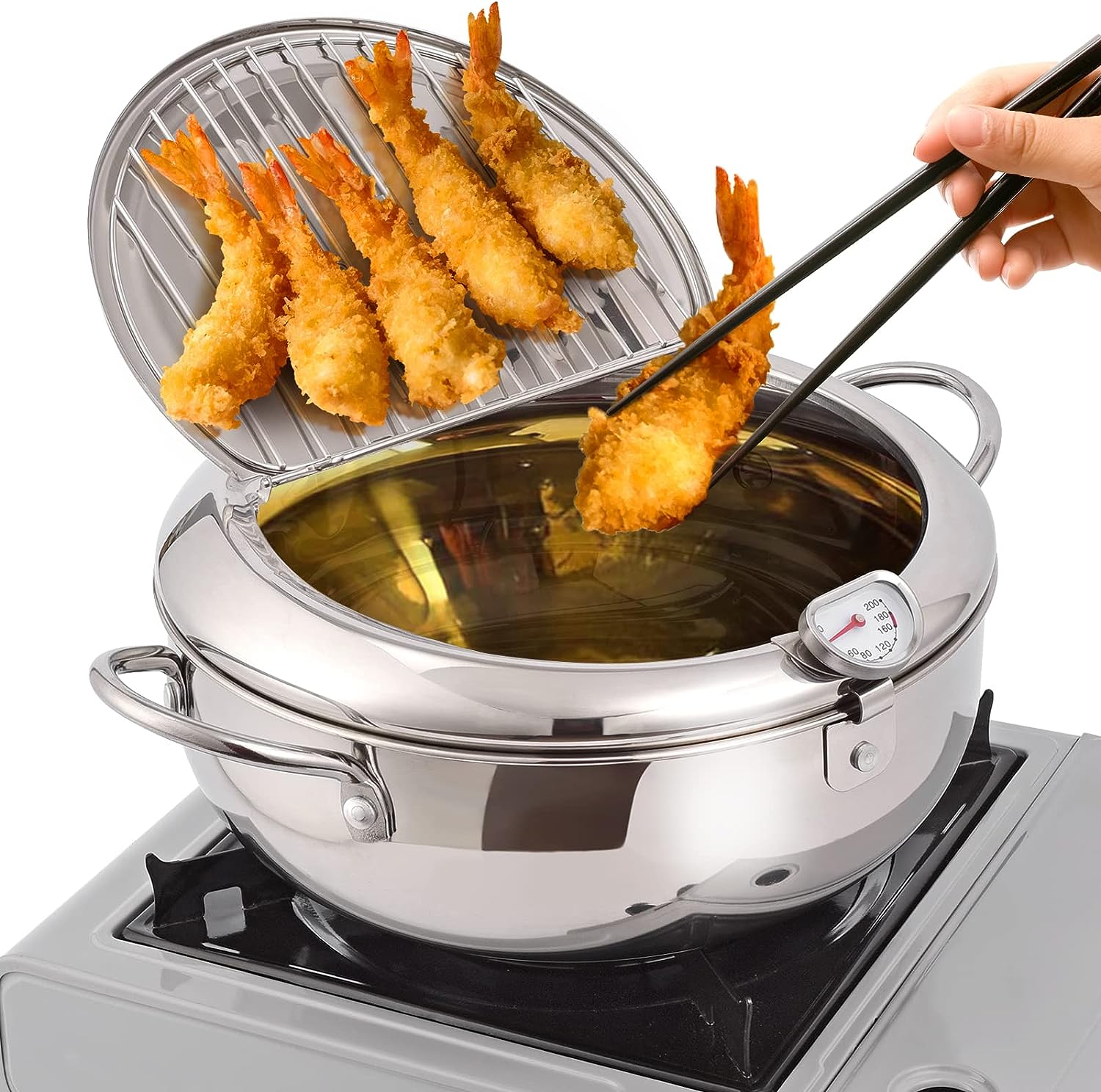 stainless steel deep fryer