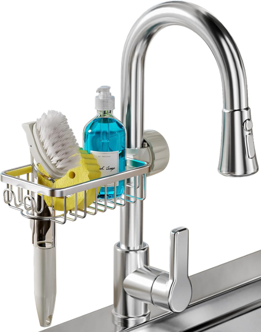 stainless steel sink caddy